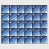 Patriotisches Verpackungspapier mit Flagge von Kol Geschenkpapier (Flach)