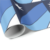 Patriotisches Verpackungspapier mit Flagge von Kol Geschenkpapier (Rolleneckpunkt)