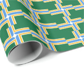 Patriotisches Verpackungspapier mit Flagge von Por Geschenkpapier (Rolleneckpunkt)