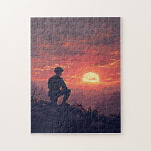 Patriotisches Versteckbild-Mosaik-Aktivitätsspiel  Puzzle