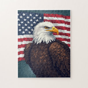 Patriotisches Versteckbild-Mosaik-Aktivitätsspiel  Puzzle