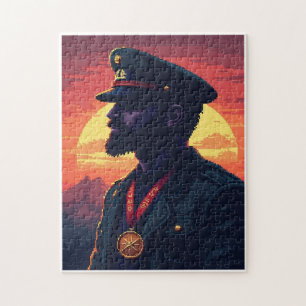 Patriotisches verstecktes Bild-Mosaik-Aktivitätssp Puzzle