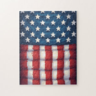 Patriotisches verstecktes Bild-Mosaik-Aktivitätssp Puzzle