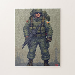 Patriotisches verstecktes Bild-Mosaik-Aktivitätssp Puzzle