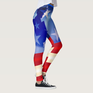 Patriotisches Viertel des Juli-Veteranen-Tages Leggings