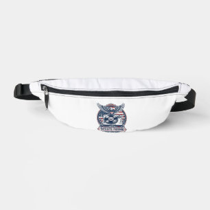 Patriotisches Vinyl-Sammler Vektorgrafik T-Shirt Bauchtasche