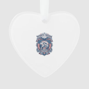 Patriotisches Vogelbeobachter-Vektorgrafik-T-Shirt Ornament