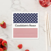 Patriotisches Wahlpapier Napkins Serviette (Beispiel)
