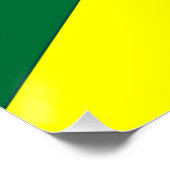 Patriotisches Wandplakat mit Fahne von Monterey Poster (Ecke)