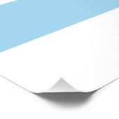 Patriotisches Wandplakat mit Flagge von Chicago Poster (Ecke)