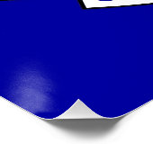 Patriotisches Wandplakat mit Flagge von Louisiana Poster (Ecke)