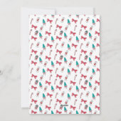 Patriotisches WeihnachtsFoto Feiertagskarte (Rückseite)