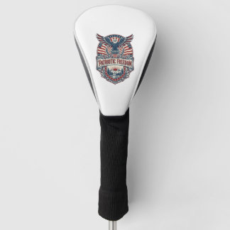 Patriotisches Wellness-Rückzugs-Vektorgrafik-T-Shi Golf Headcover