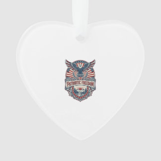 Patriotisches Wellness-Rückzugs-Vektorgrafik-T-Shi Ornament