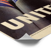 Patriotisches Weltkriegs-Poster Poster (Ecke)