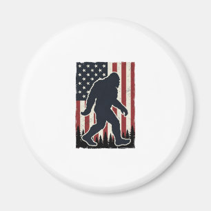 Patriotisches Wildnis-Kreatur Vintage-Flagge Vekto Magnet