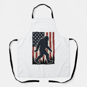 Patriotisches Wildnis-Kreatur Vintage-Flagge Vekto Schürze