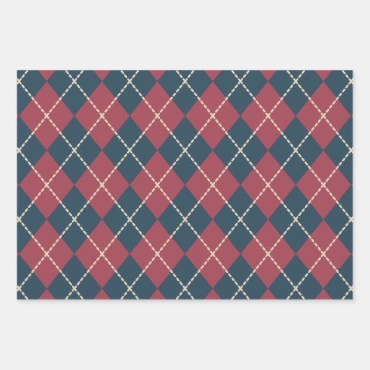 Patriotisches Wrapping Paper-Set Geschenkpapier Set (Vorderseite 3)