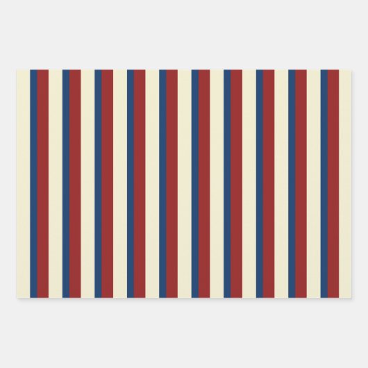 Patriotisches Wrapping Paper-Set Geschenkpapier Set (Vorderseite 2)