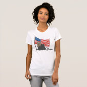 Patriotisches Yorkie T-Shirt (Vorne ganz)