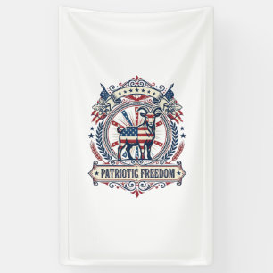 Patriotisches Ziegenfarm-Vektorgrafik-T-Shirt_1 Banner
