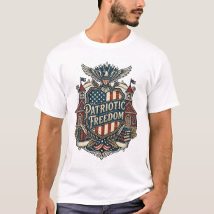 Patriotisches Zurück zur Schule Vektorgrafik T-Shi T-Shirt