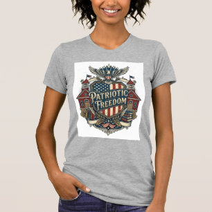 Patriotisches Zurück-zur-Schule-Vektorgrafik-T-Shi T-Shirt
