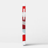 Patriotismus der amerikanischen Flagge Case-Mate iPhone Hülle (Rückseite / Links)