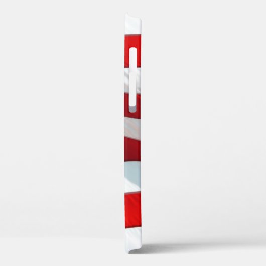 Patriotismus der amerikanischen Flagge Case-Mate iPhone Hülle (Rückseite / Links)