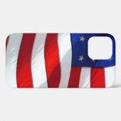 Patriotismus der amerikanischen Flagge Case-Mate iPhone Hülle (Rückseite (Horizontal))