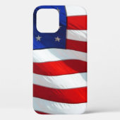 Patriotismus der amerikanischen Flagge Case-Mate iPhone Hülle (Rückseite)