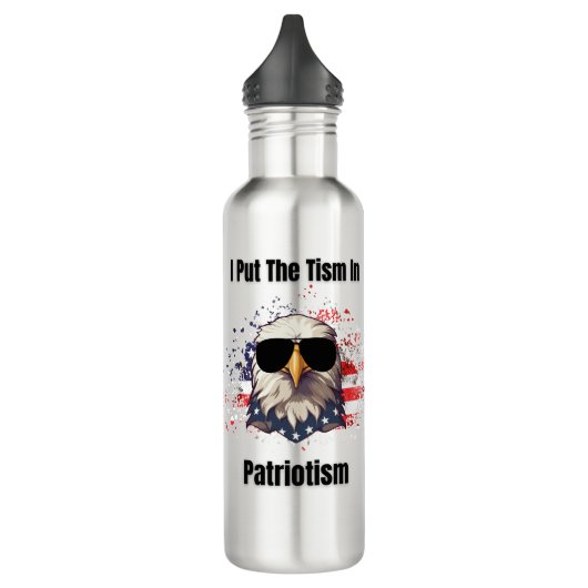 Patriotismus Edelstahlflasche (Links)