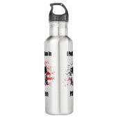 Patriotismus Edelstahlflasche (Rückseite)