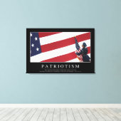 Patriotismus: inspirierendes Zitat Leinwanddruck (Insitu (Holzboden))