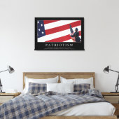 Patriotismus: inspirierendes Zitat Leinwanddruck (Insitu (Schlafzimmer))