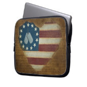 Patriotismus Laptopschutzhülle (Vorderseite Links)