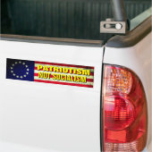 Patriotismus statt sozialistischer Autoaufkleber (Auf Lkw)