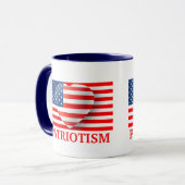 Patriotismus Tasse (Vorderseite Links)
