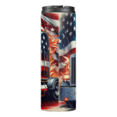 Patriotismus von American Truck Flames Thermosbecher (Rückseite)