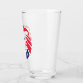 Patriots-Löwe Glas (Links)