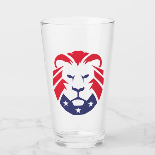 Patriots-Löwe Glas (Vorderseite)