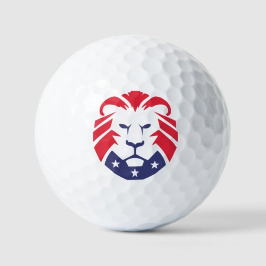 Patriots-Löwe Golfball (Vorderseite)