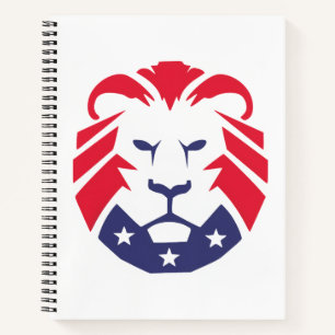 Patriots-Löwe Notizblock