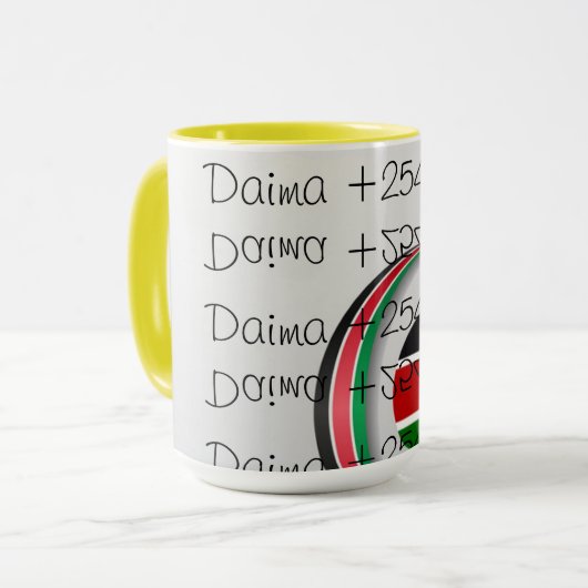 Patriots Mkenya Daima Tasse (Vorderseite Links)