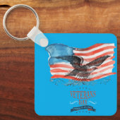 Patriots remembered azure schlüsselanhänger (Vorderseite)