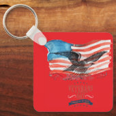 Patriots remembered bright red schlüsselanhänger (Vorderseite)