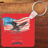 Patriots remembered bright red schlüsselanhänger (Rückseite)