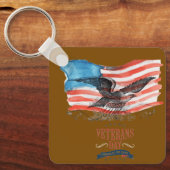 Patriots remembered brown schlüsselanhänger (Vorderseite)