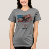 Patriots remembered grey Tri-Blend shirt (Vorderseite)