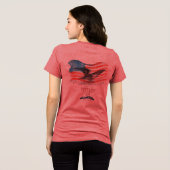 Patriots remembered red Tri-Blend shirt (Rückseite voll)